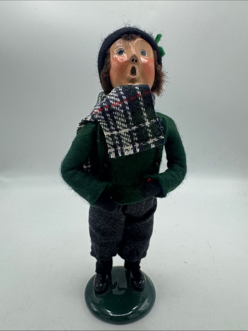 Byers choice Victorian Caroler Boy 1992 Talbots